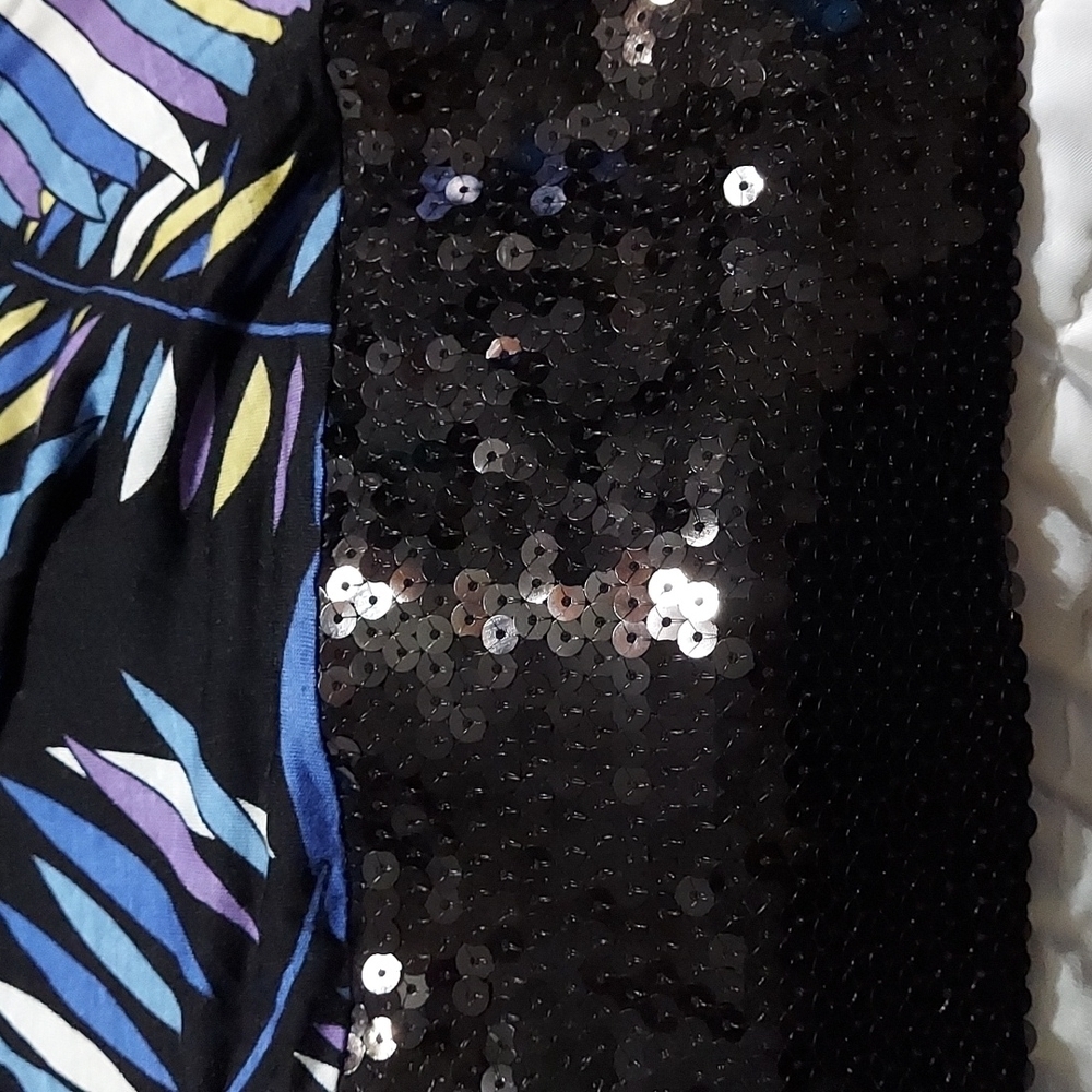 TROPICAL Sleeveless Dress Size L - Picture 6 of 6